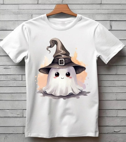 Boo Ghost Halloween T-shirt Image DTF, Sublimation