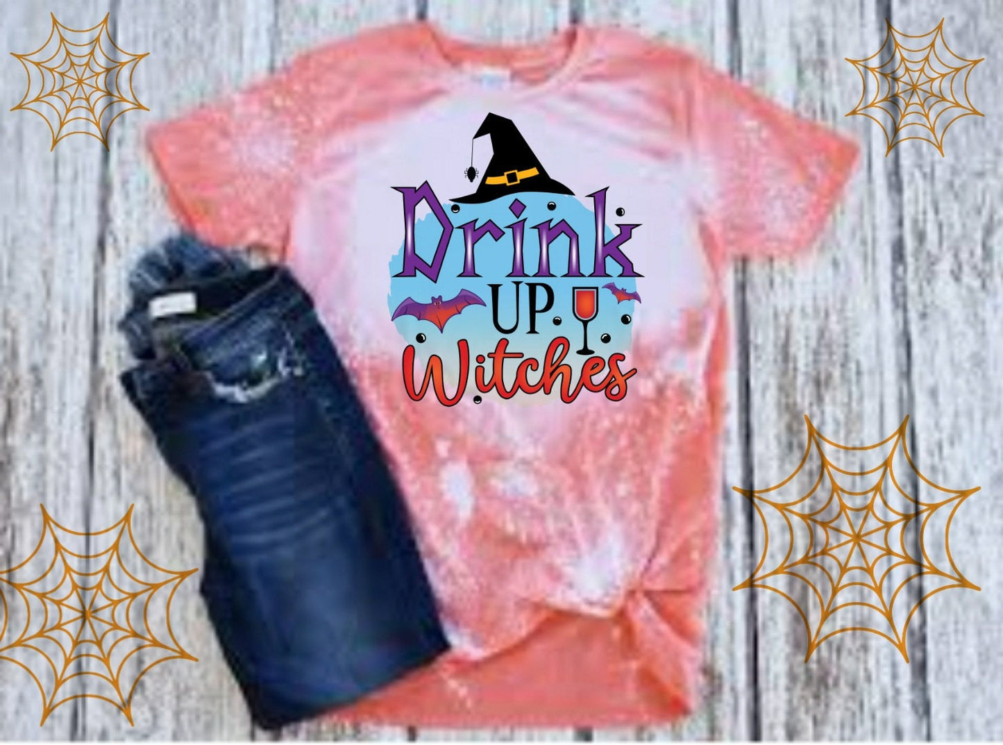 Witch Halloween Drink Up Witches T-shirt Image DTF/Sublimation