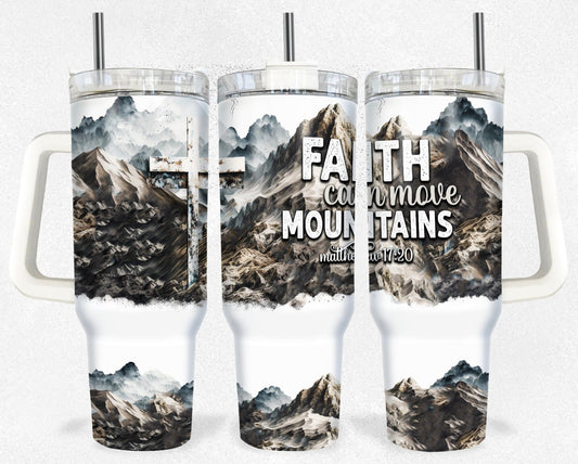 Faith Sublimation 40oz Tumbler Image