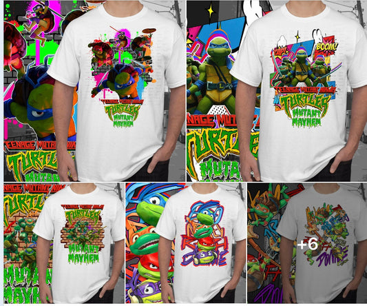 SuperHero Turtles Sublimation T-Shirt Images Bundle Ninja