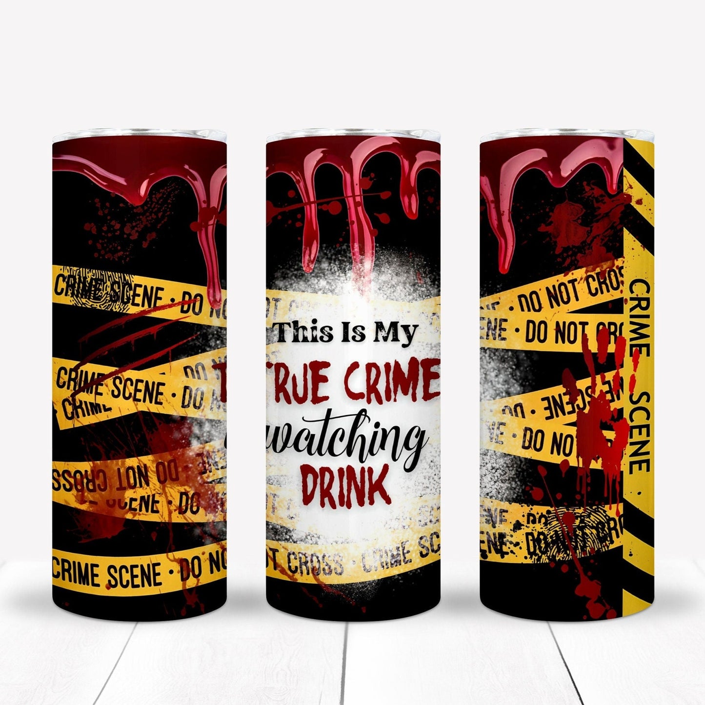 True Crime Sublimation 20oz Tumbler Image