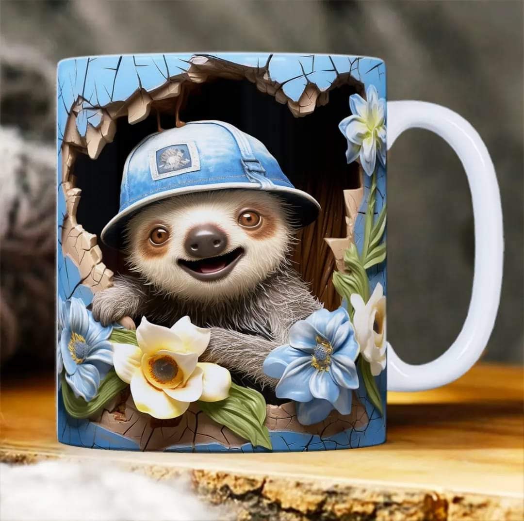 27 3D Animal Mug Sublimation Images Bundle