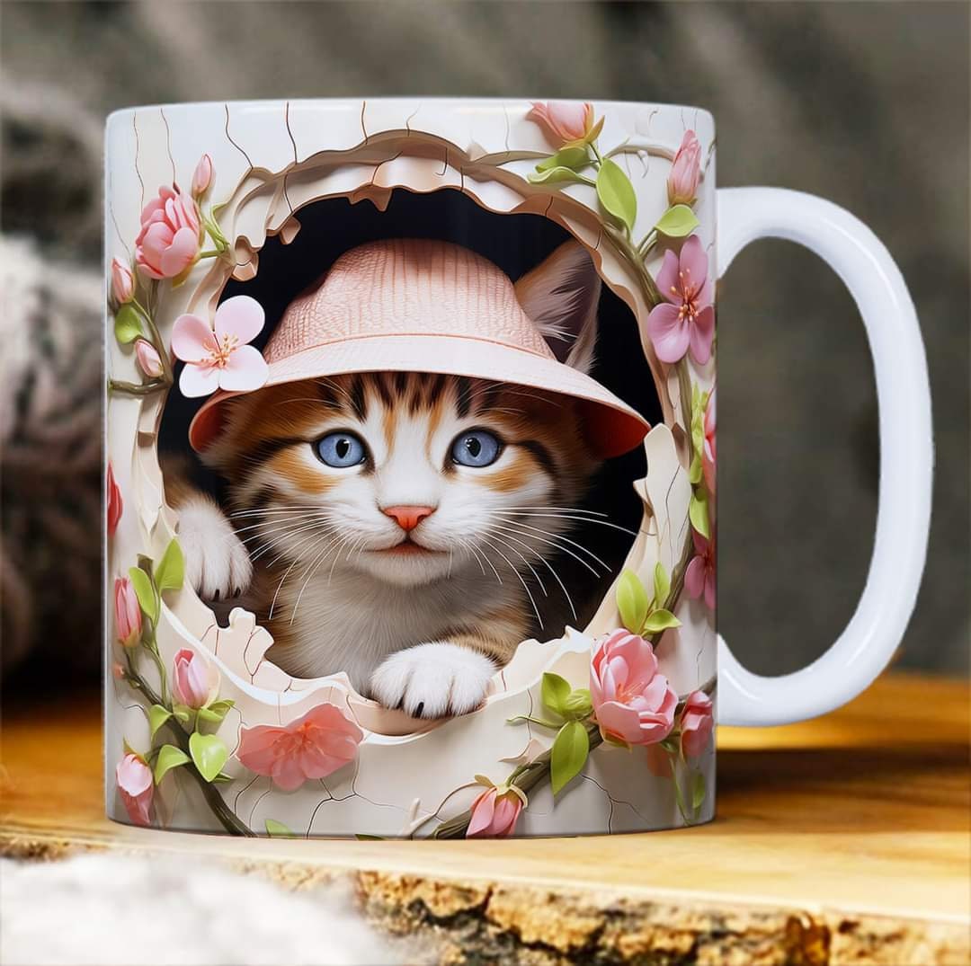 27 3D Animal Mug Sublimation Images Bundle