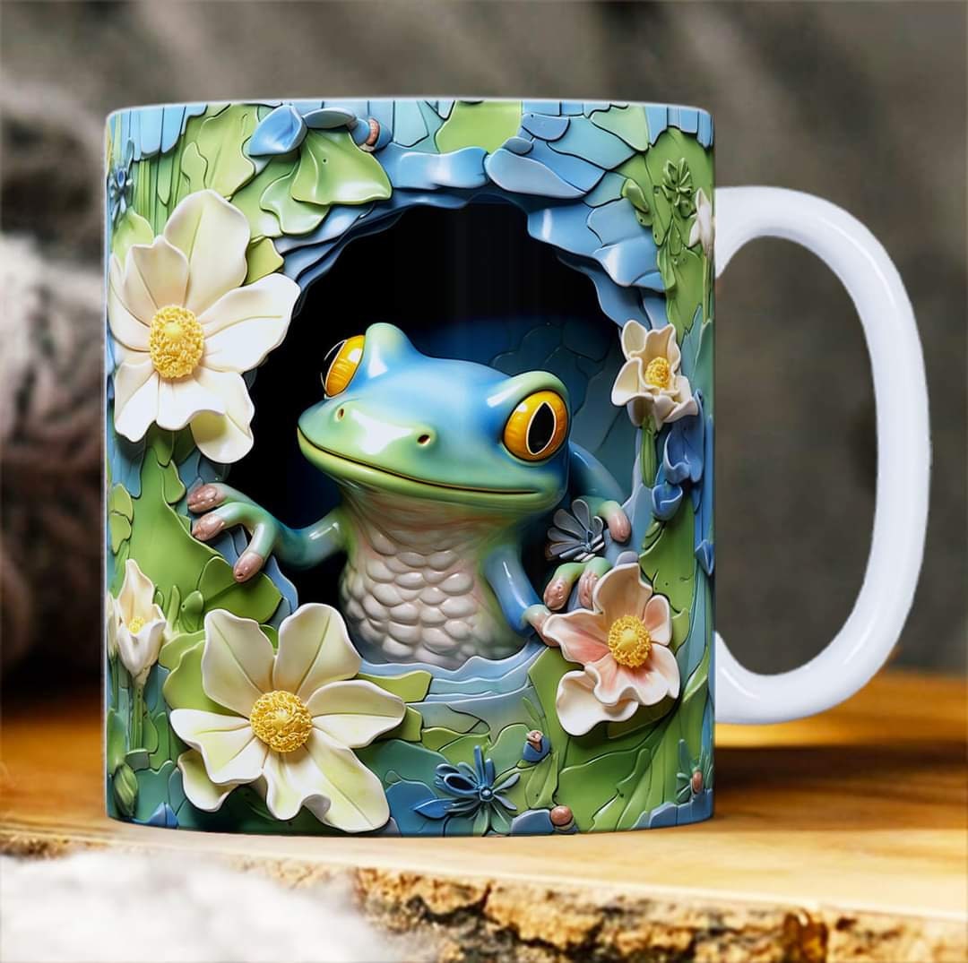 27 3D Animal Mug Sublimation Images Bundle