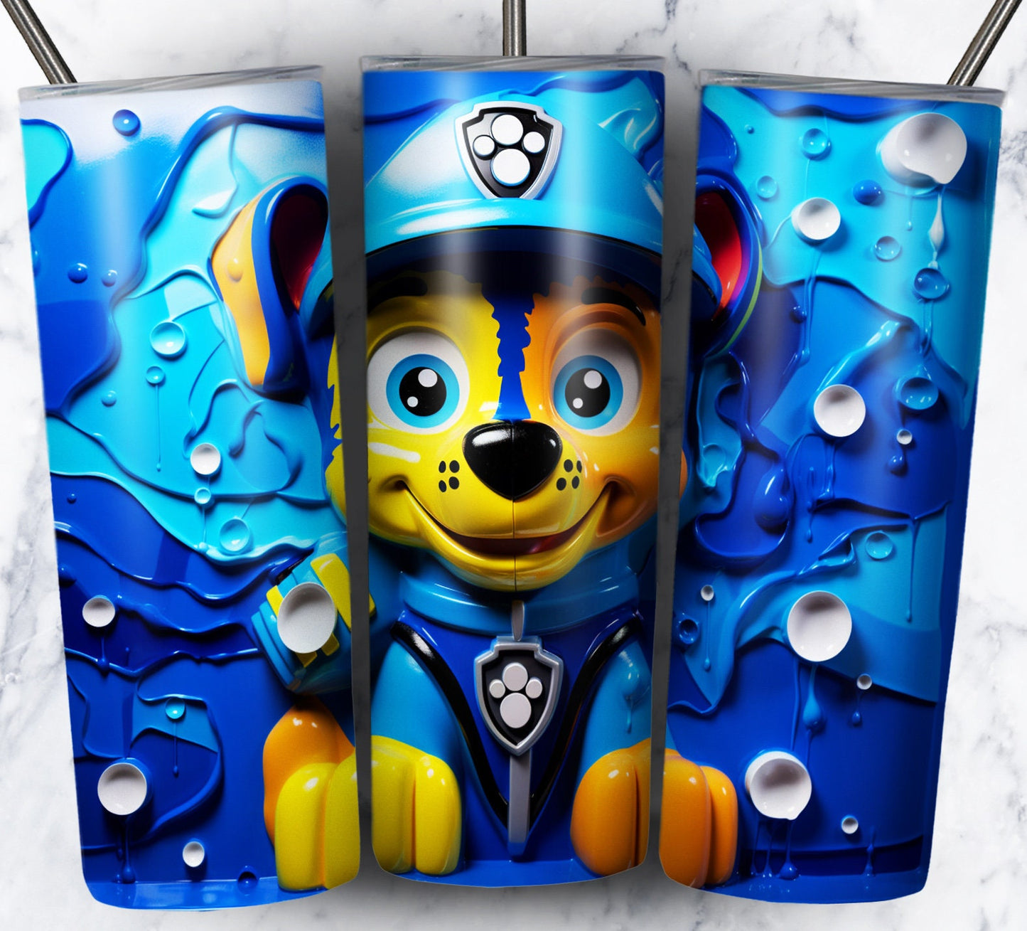 3d Cartoon Paint Sublimation 20oz Tumbler Images Bundle